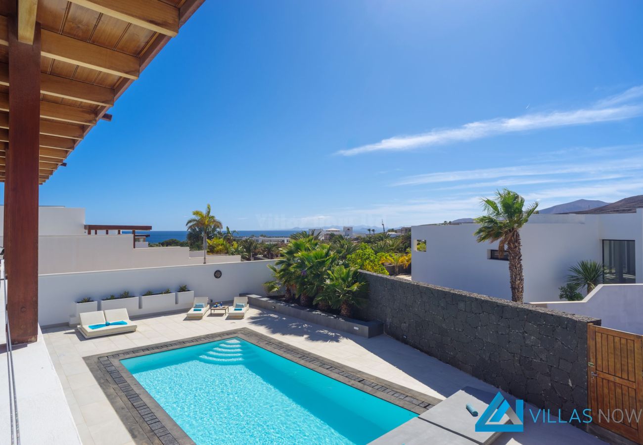 Villa Vista Del Mar - Puerto Calero - Sea View from Upper Terrace